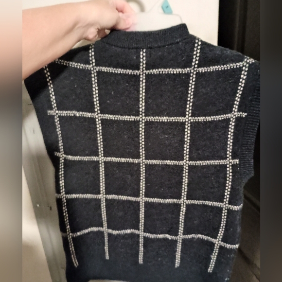 a new day  Checkered Sweater Vest - Picture 4 of 6